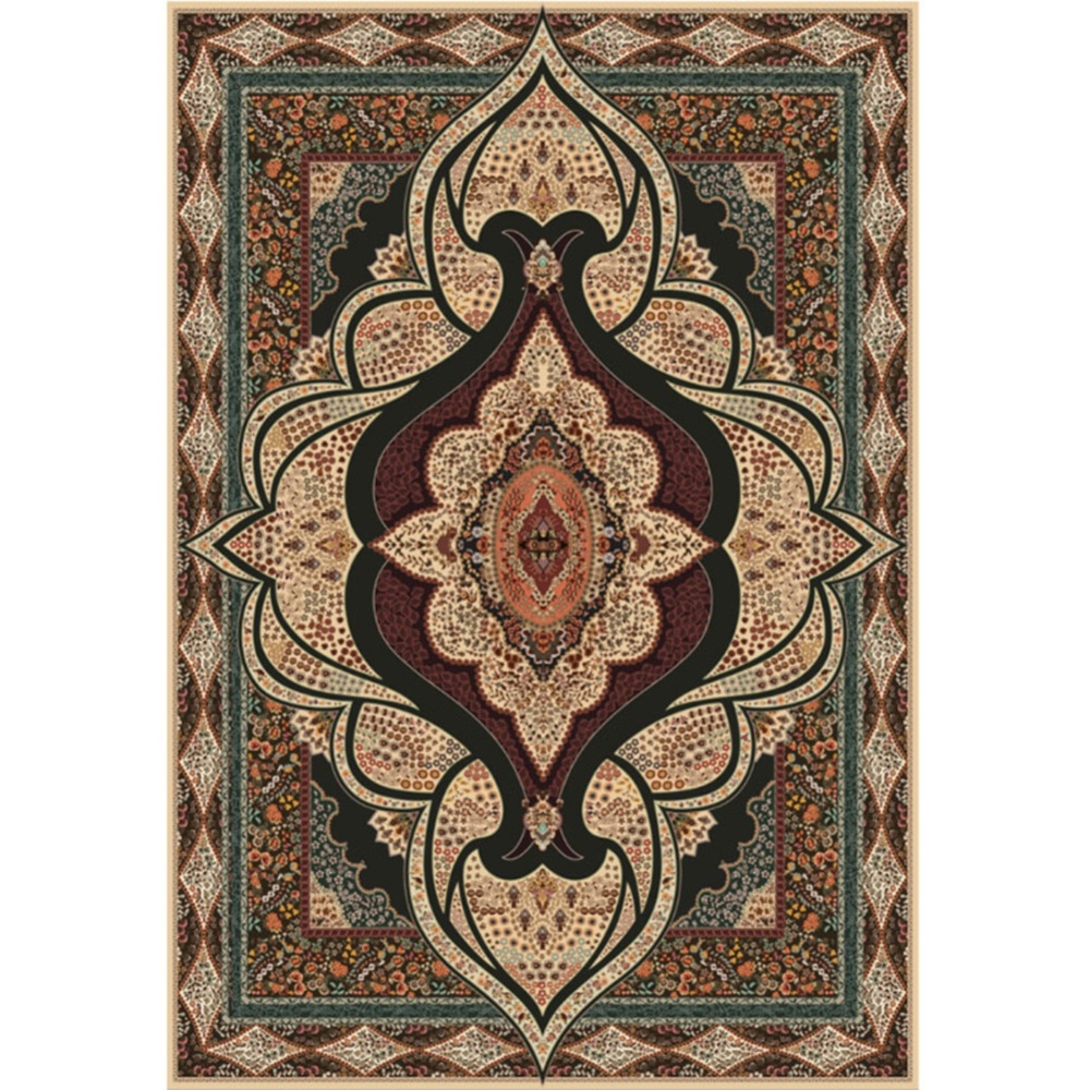 이란 카페트 페르시안 거실 양탄자 엔틱 사각형 러그 리오 그린 160X230cm - 상세 이미지 4