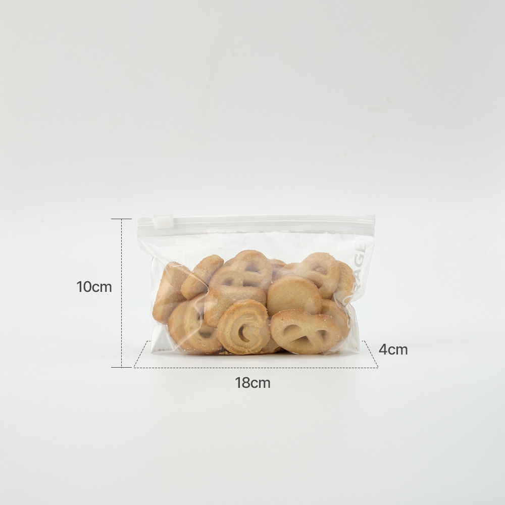 덴라이프 슬라이딩 지퍼백 벌크형 세트(S 80매+M 70매+L 60매+XL 50매) /총 260매 이미지 6
