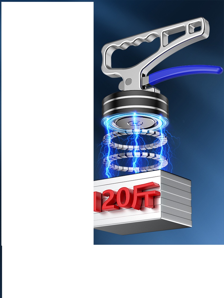 손잡이자석 고리 자석 마그네틱 초강력 철편 수거 항공 자석 30KG - 상품 이미지