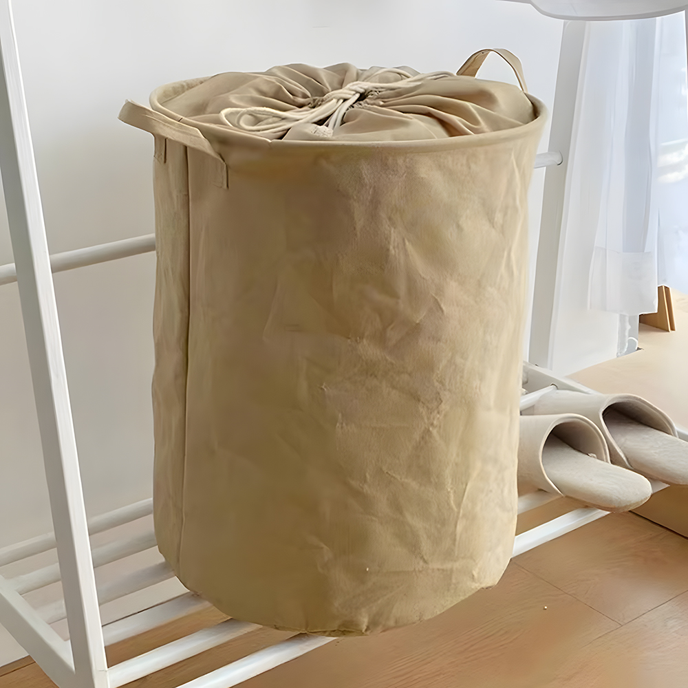 패브릭바구니 접이식 방수 손잡이 수납바구니 다용도 바스켓