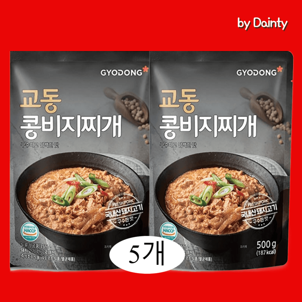 콩비지찌개  500g x  5개 : 맘앤라이프스토리