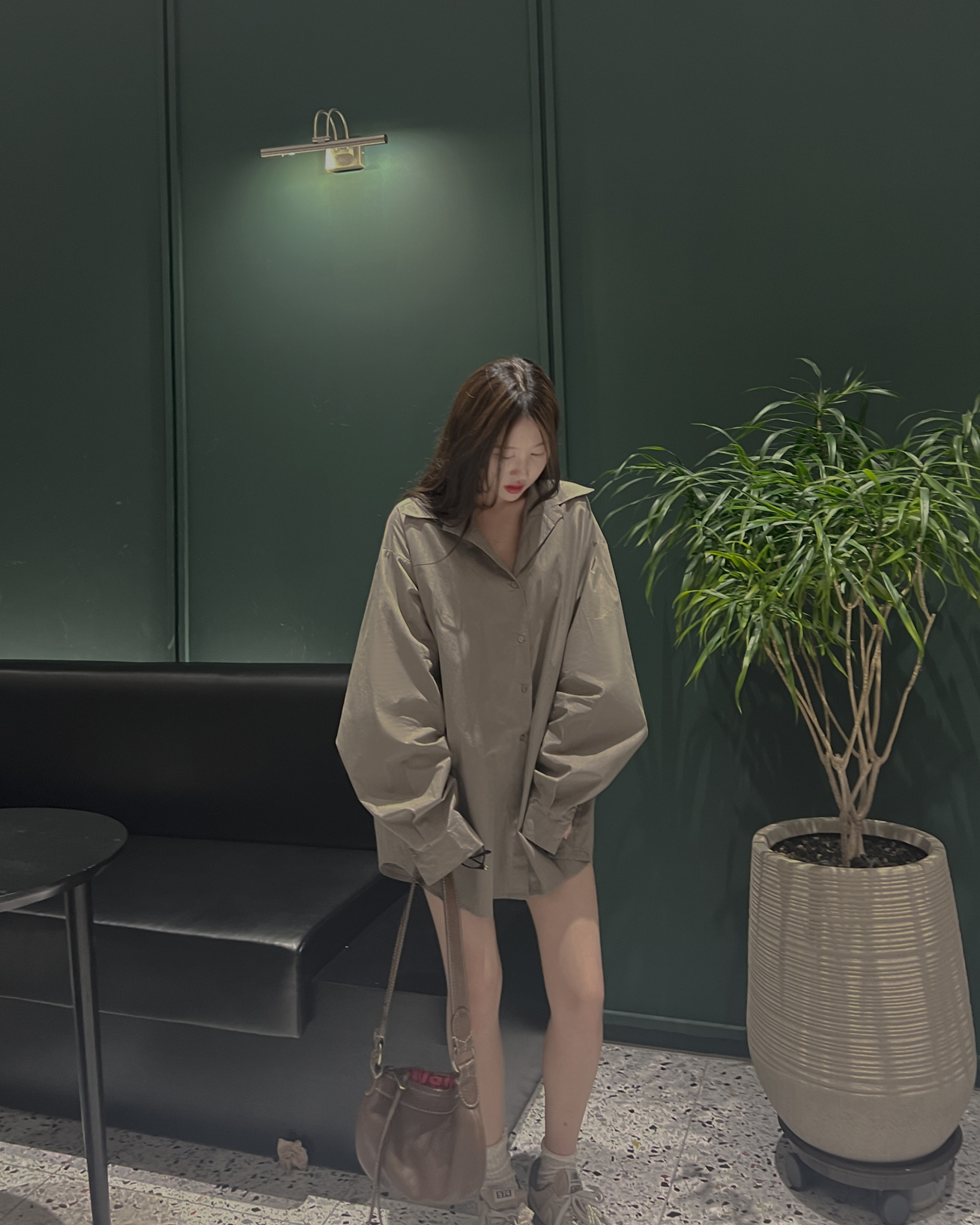 셔츠형원피스 롱셔츠원피스 꾸안꾸원피스 - 상세 이미지 3