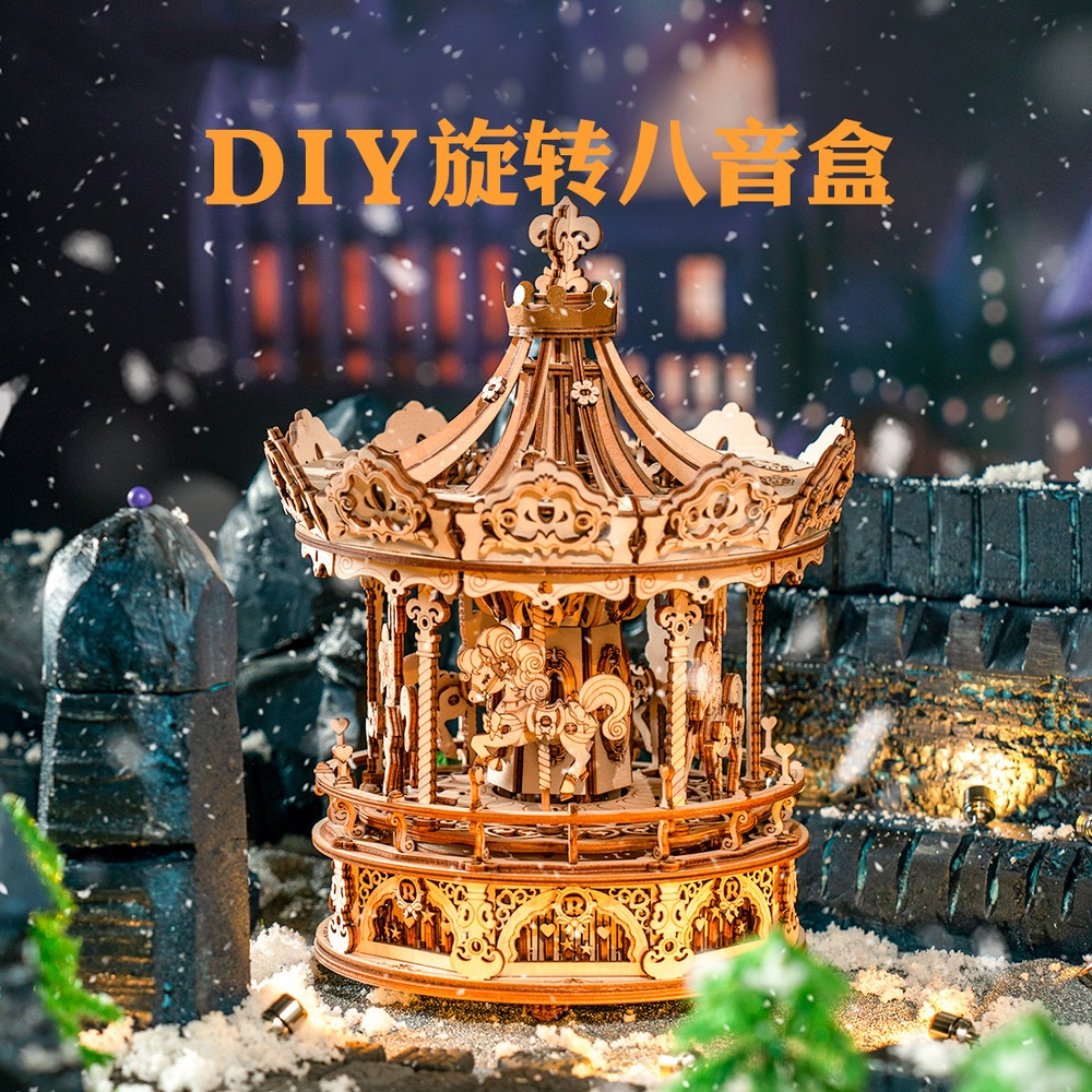 회전관람차 퍼즐 DIY 조립 키트 장난감 모형 만들기 - 상세 이미지 3