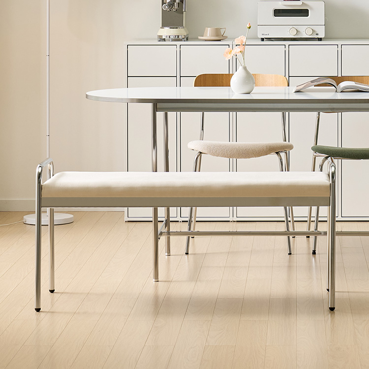 e스마트 도로시 쿠션 벤치의자 2인 식탁의자 1100