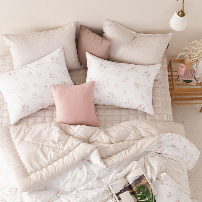 세사온라인 알러지케어 먼지없는 사계절 차렵이불패드 풀세트 데스티, Q(퀸)