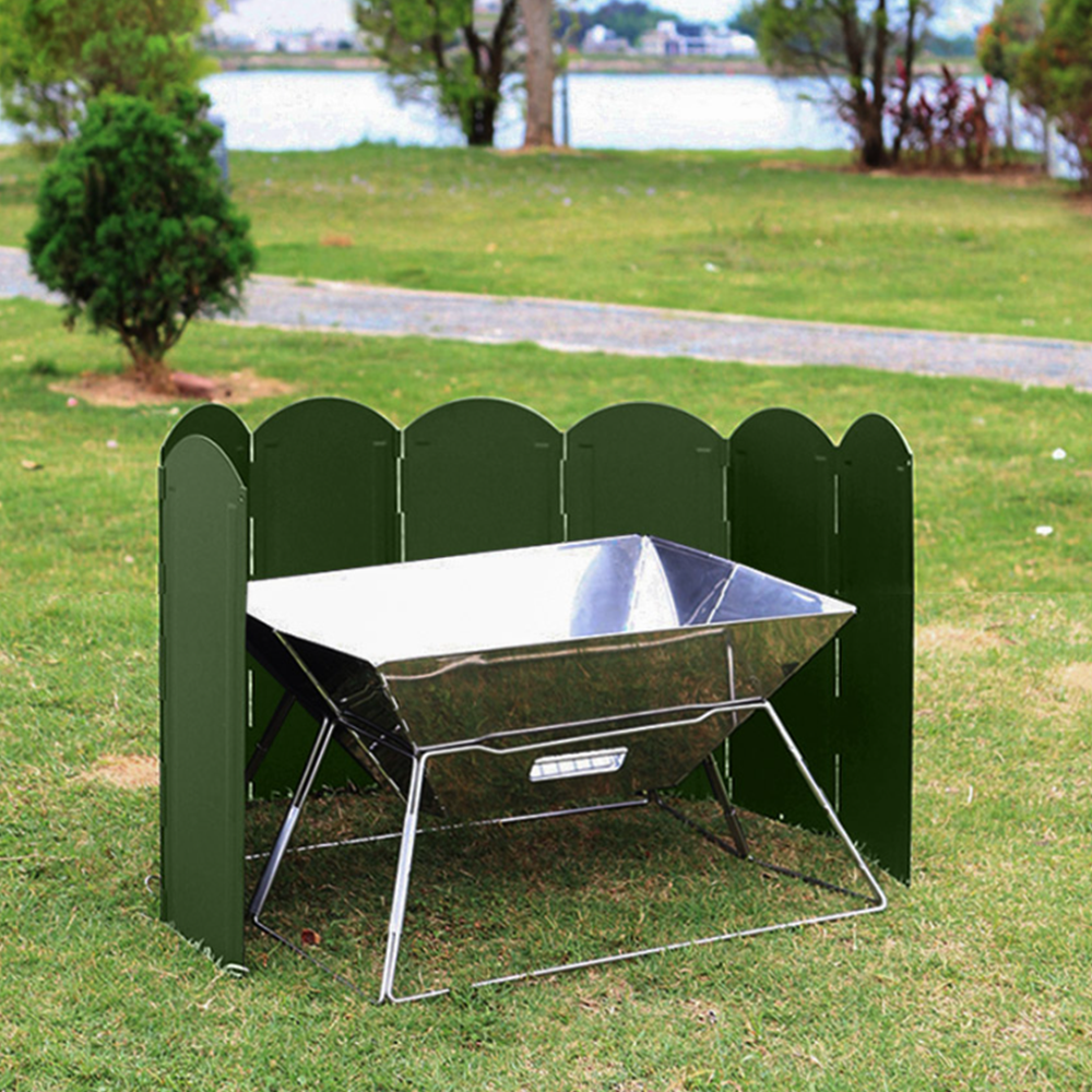 해바라기버너바람막이 가스렌지 캠핑 가스 버너 접이식 가림막