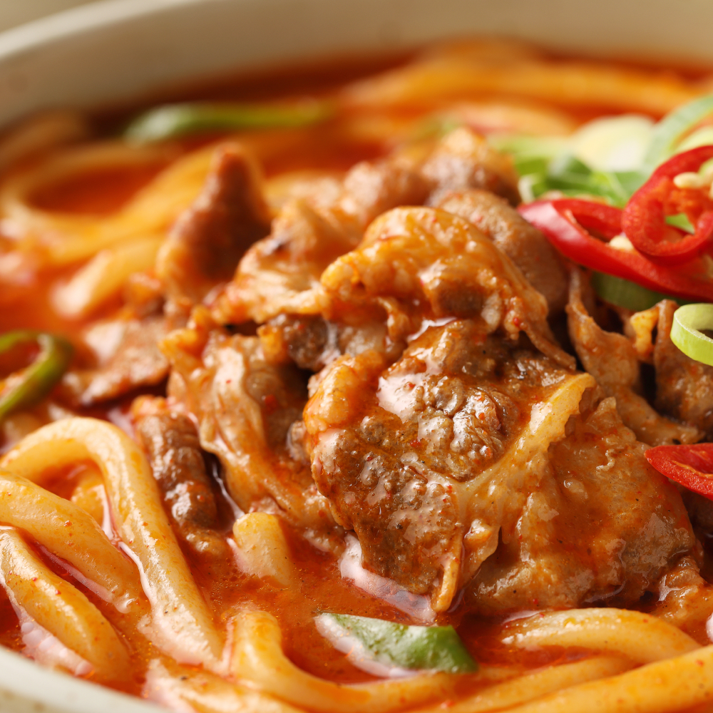 푸딩프렙 얼큰 우삼겹 우동나베 460g x 2개 밀키트 간편조리세트 - 상세 이미지 2