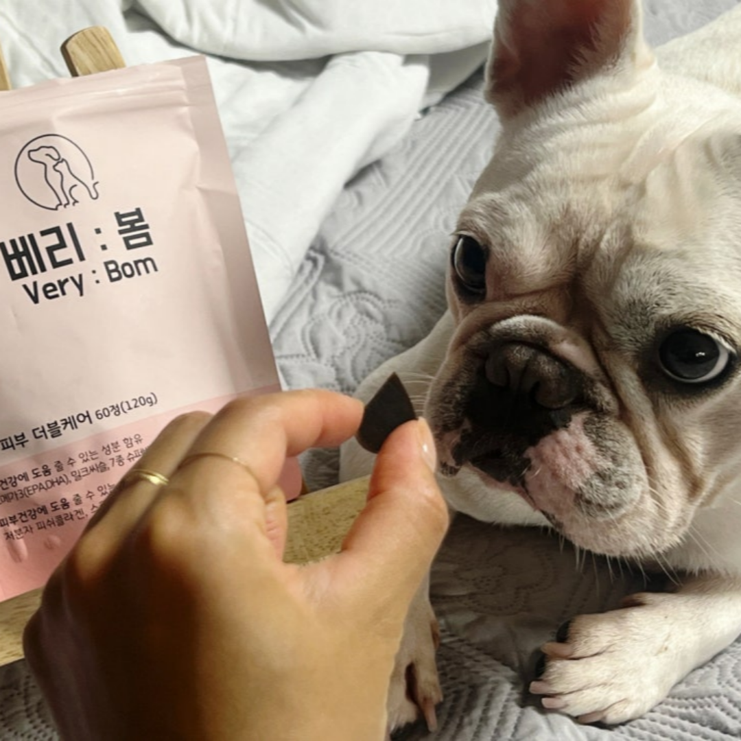 강아지 눈 영양제 피부 더블케어 오메가3 베리봄 60정, 1개 - 상세 이미지 5