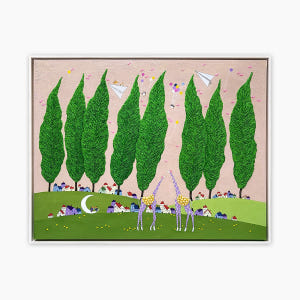 두요 김민정 작가 원작 초록의 향기에 머물다 현대미술 그림액자