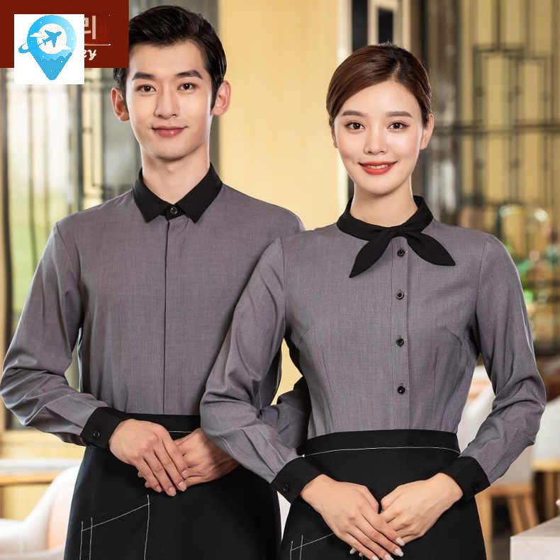 서빙복 작업복 유니폼 웨이터 단체복 카페 레스토랑 호텔 - 상세 이미지 5