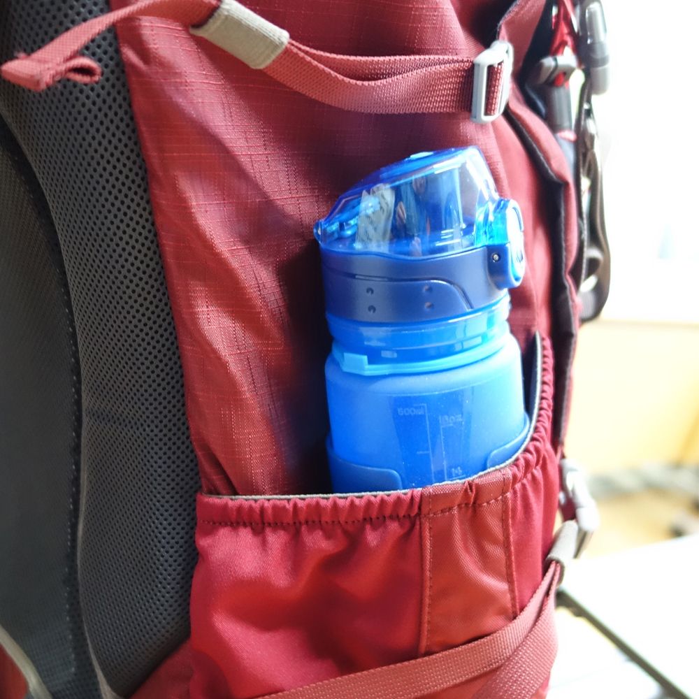 트랑고 원터치 실리콘 물병 350ml 경량 접이식 등산 스포츠 아웃도어 휴대용 물통 - 상세 이미지 3