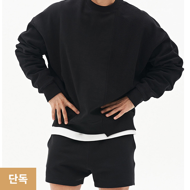 머슬핏맨투맨 가을맨투맨 헤비웨이트 - 상품 이미지