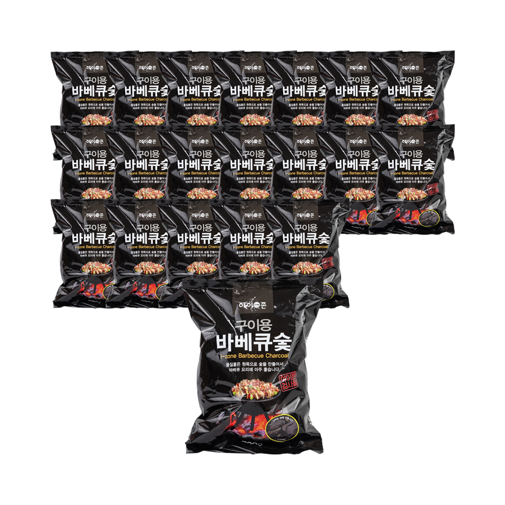 아이존 구이용 바베큐숯 700g x 20개 / 흑탄 펜션 고깃집 : 너만아는잡화점