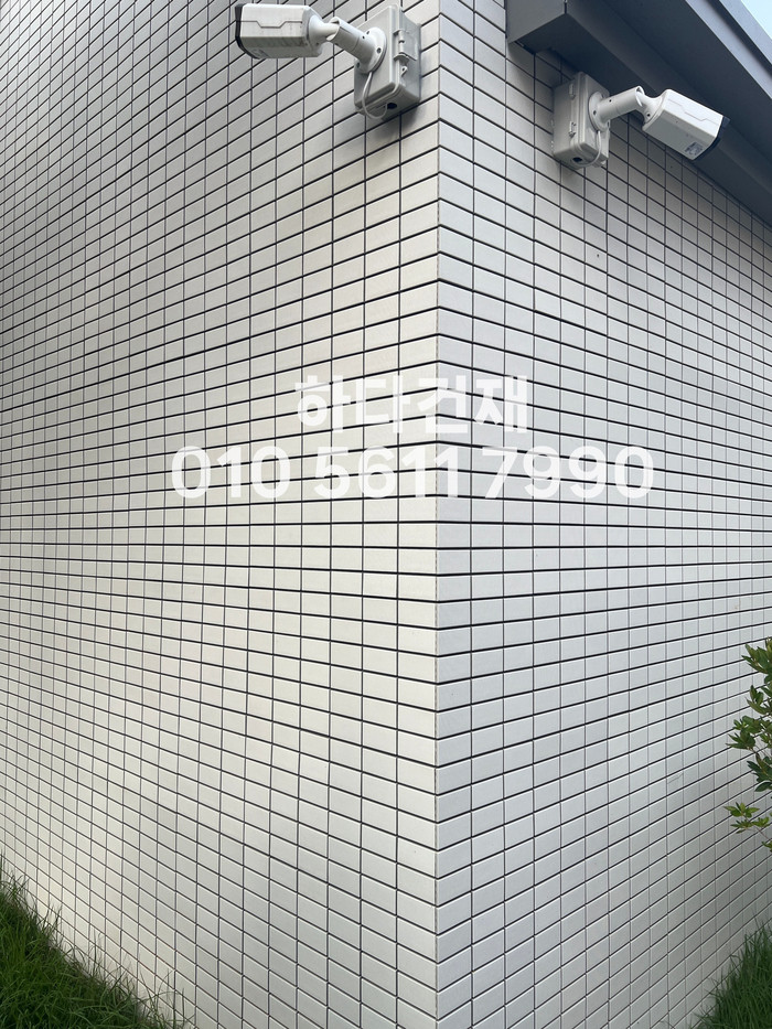 아이콧료와 안센트타일 501 세로결 시공사례 / 하다건재 아이코트료와 ICOTRYOWA 일본타일