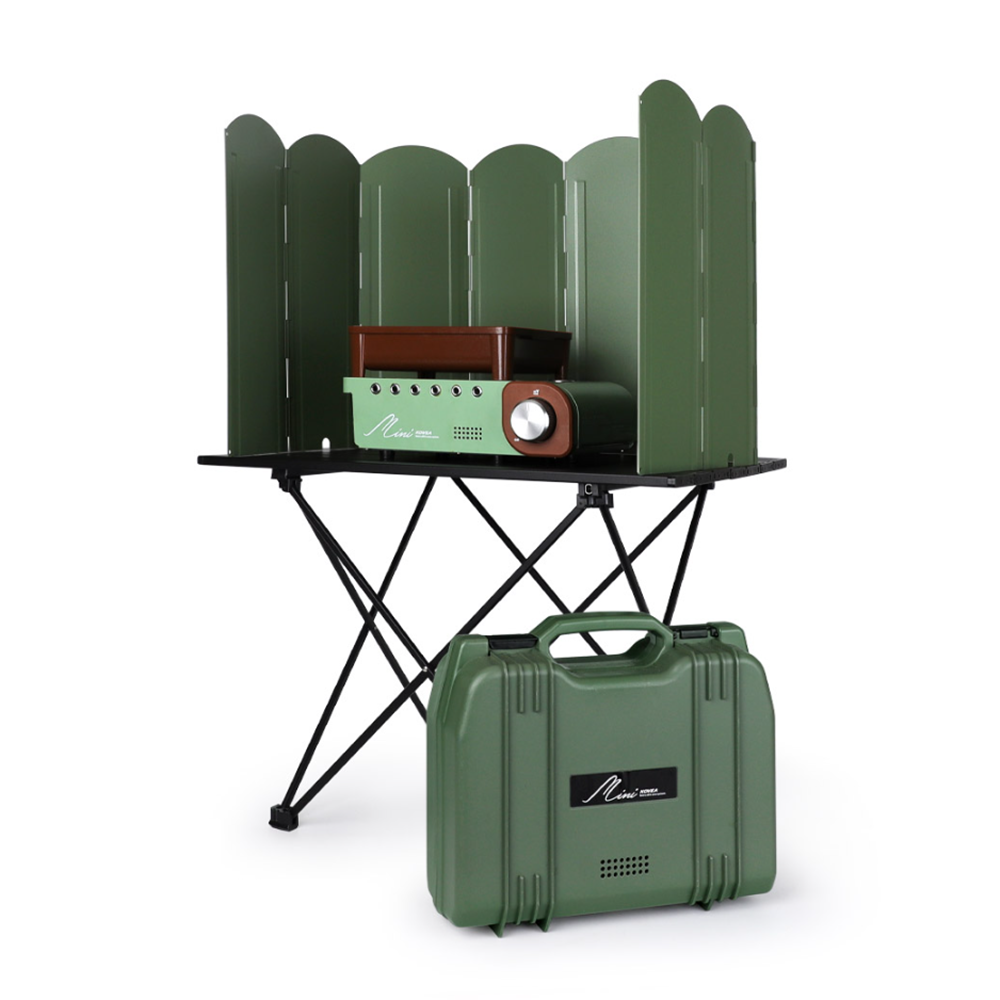 해바라기버너바람막이 가스렌지 캠핑 가스 버너 접이식 가림막