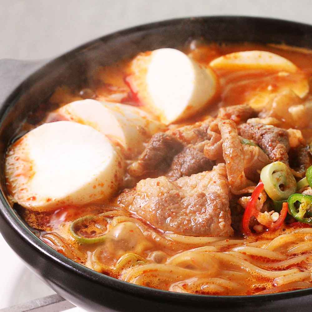 푸딩프렙 우삼겹 쫄면 순두부용 키트 450g x 2개 밀키트 간편조리세트 - 상세 이미지 4