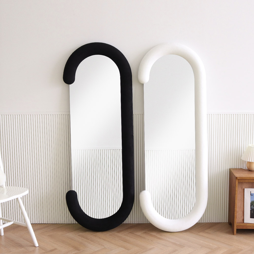 비알프렌드 에끌레 벽걸이 스탠드 프레임 고급 대형 전신거울 포토존(2color)