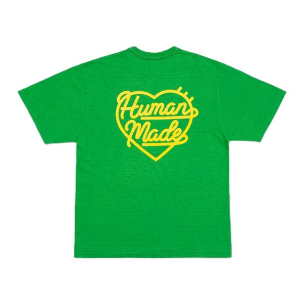 휴먼메이드 humanmade 컬러 티셔츠 그린 145573 L : 바이 코코블랭크