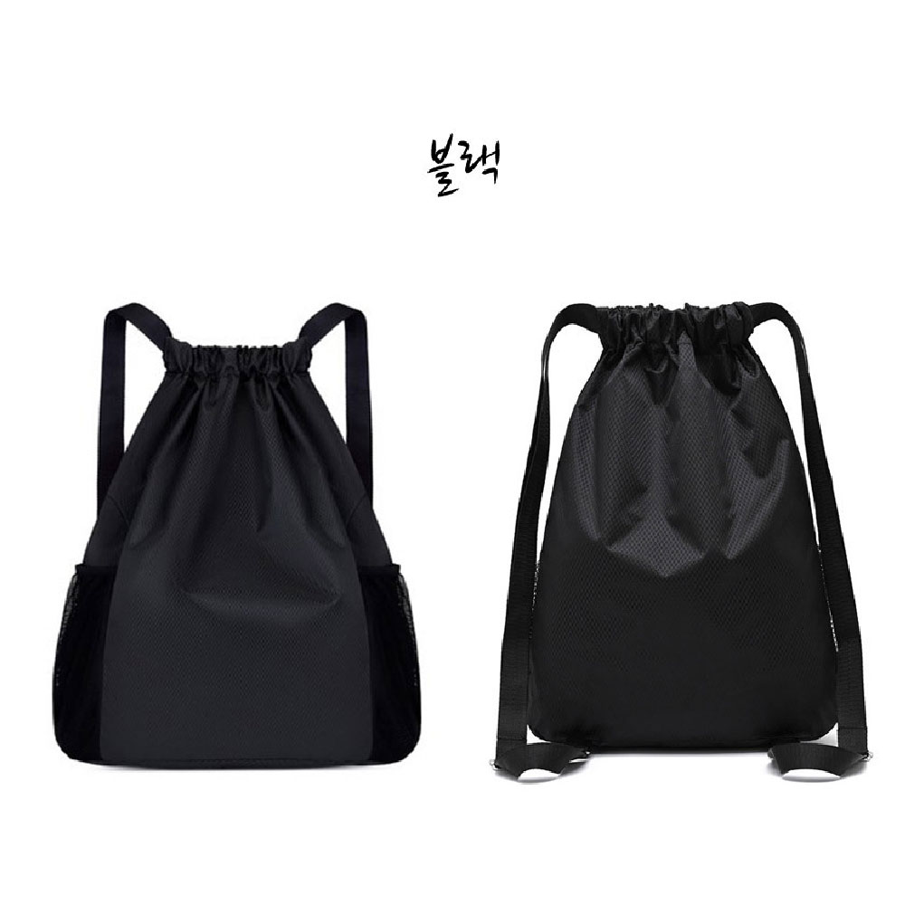 가벼운 초경량 나일론 백팩 온동 스포츠 대형 캐주얼 방수 백팩 심플한 스트링 백팩 - 상세 이미지 3