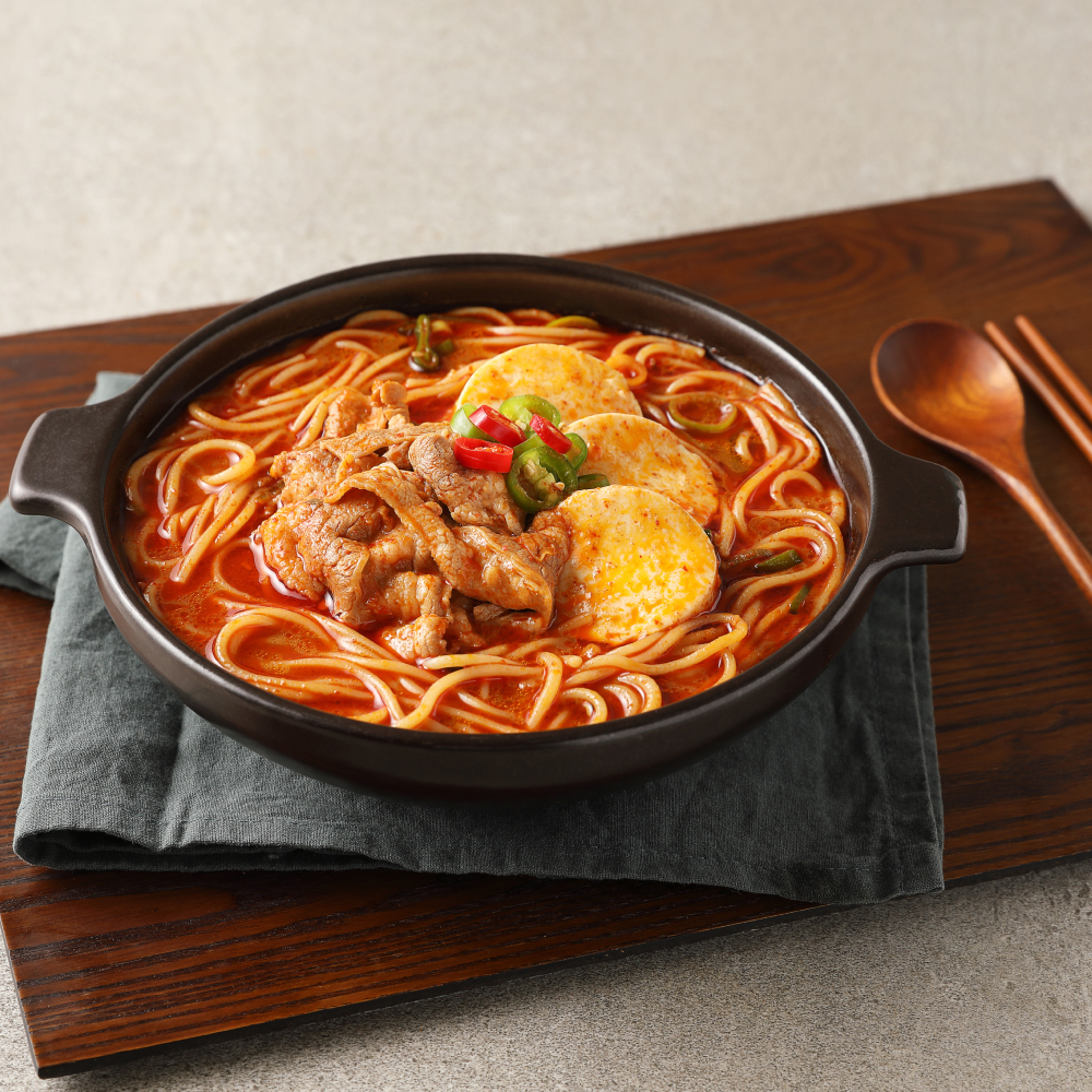 푸딩프렙 우삼겹 쫄면 순두부용 키트 450g x 2개 밀키트 간편조리세트 - 상세 이미지 5