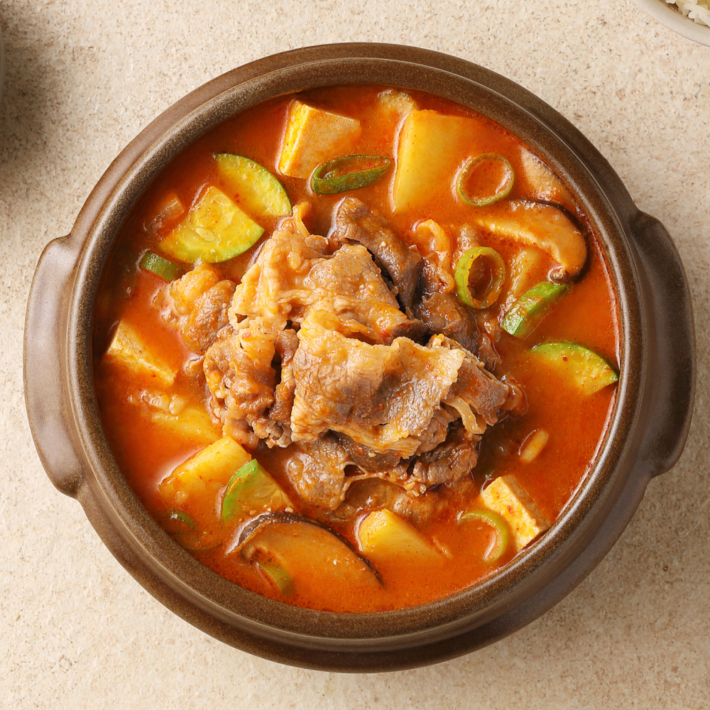 푸딩프렙 고깃집 된장찌개 380g 특제된장소스 밀키트 간편조리세트 - 상세 이미지 2