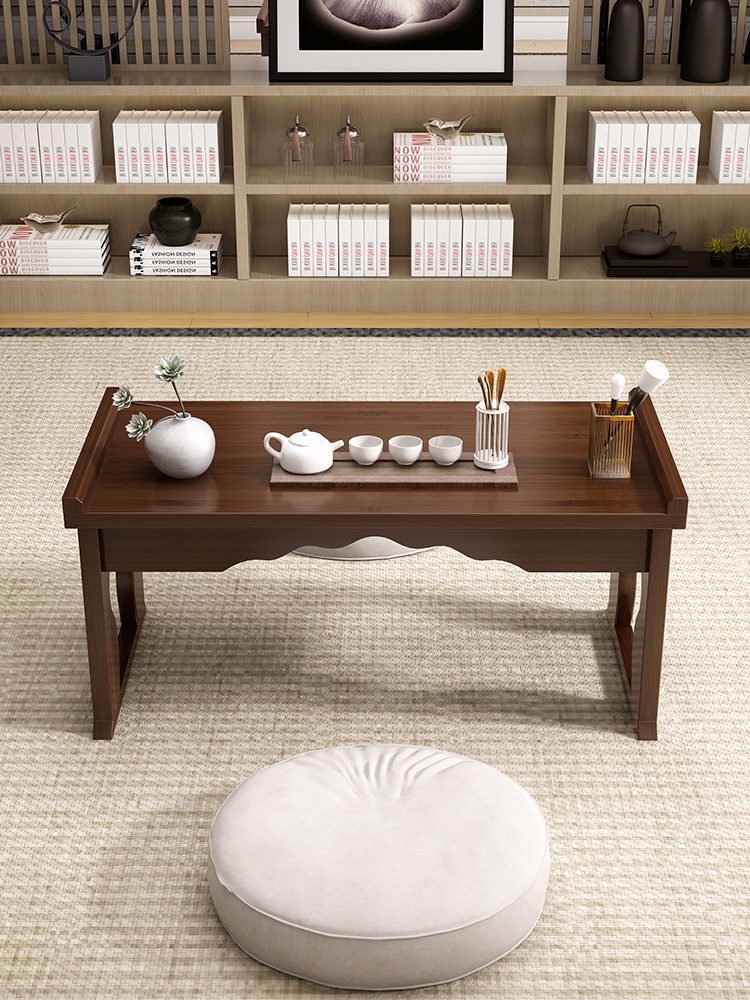 손님 반상 다과상 전통 좌상 찻상 교자상 테이블  황화리 60cm - 상세 이미지 4