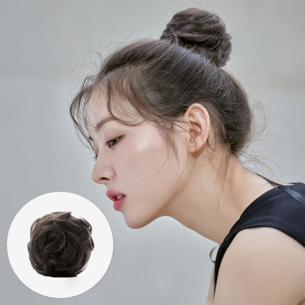 [업스타일] 당고머리 웨이브 (미스티사) - 상품 이미지