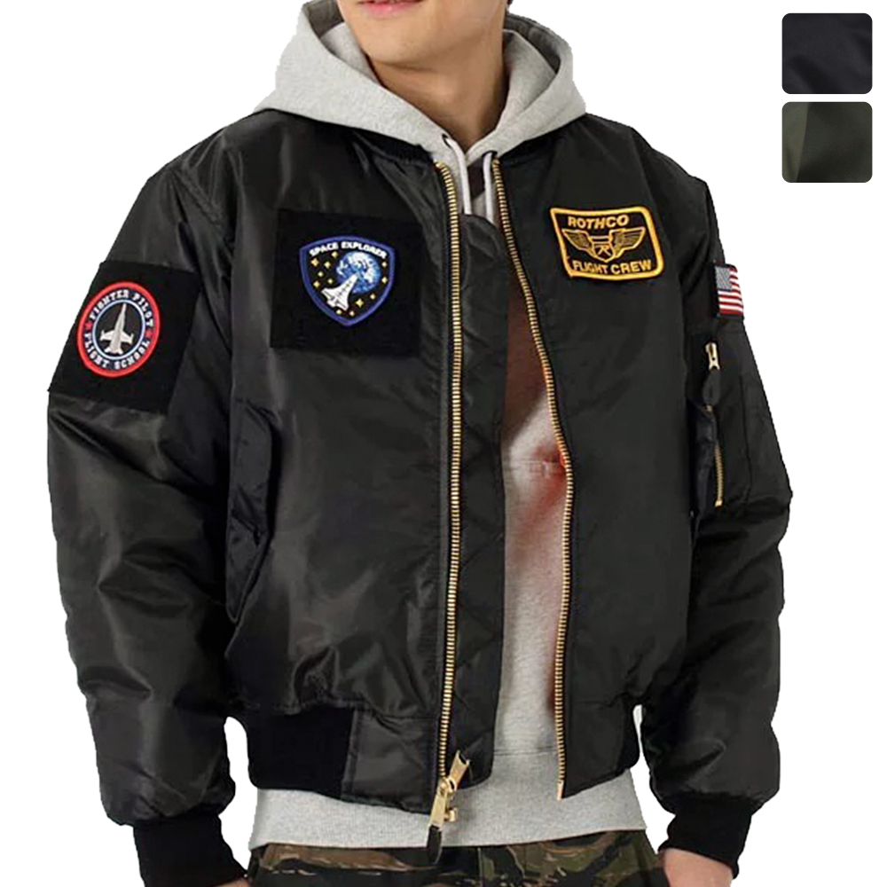 로스코 패치 항공점퍼 ROA03F