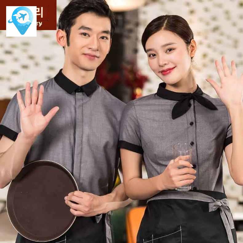 서빙복 작업복 유니폼 웨이터 단체복 카페 레스토랑 호텔 - 상품 이미지