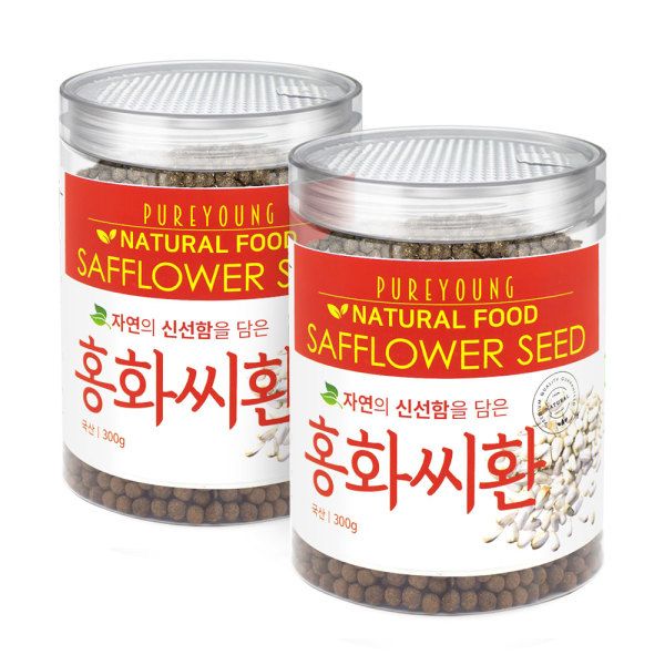 국산 볶은 홍화씨환 300g+300g 퓨어영 : 안심 정품 스토어