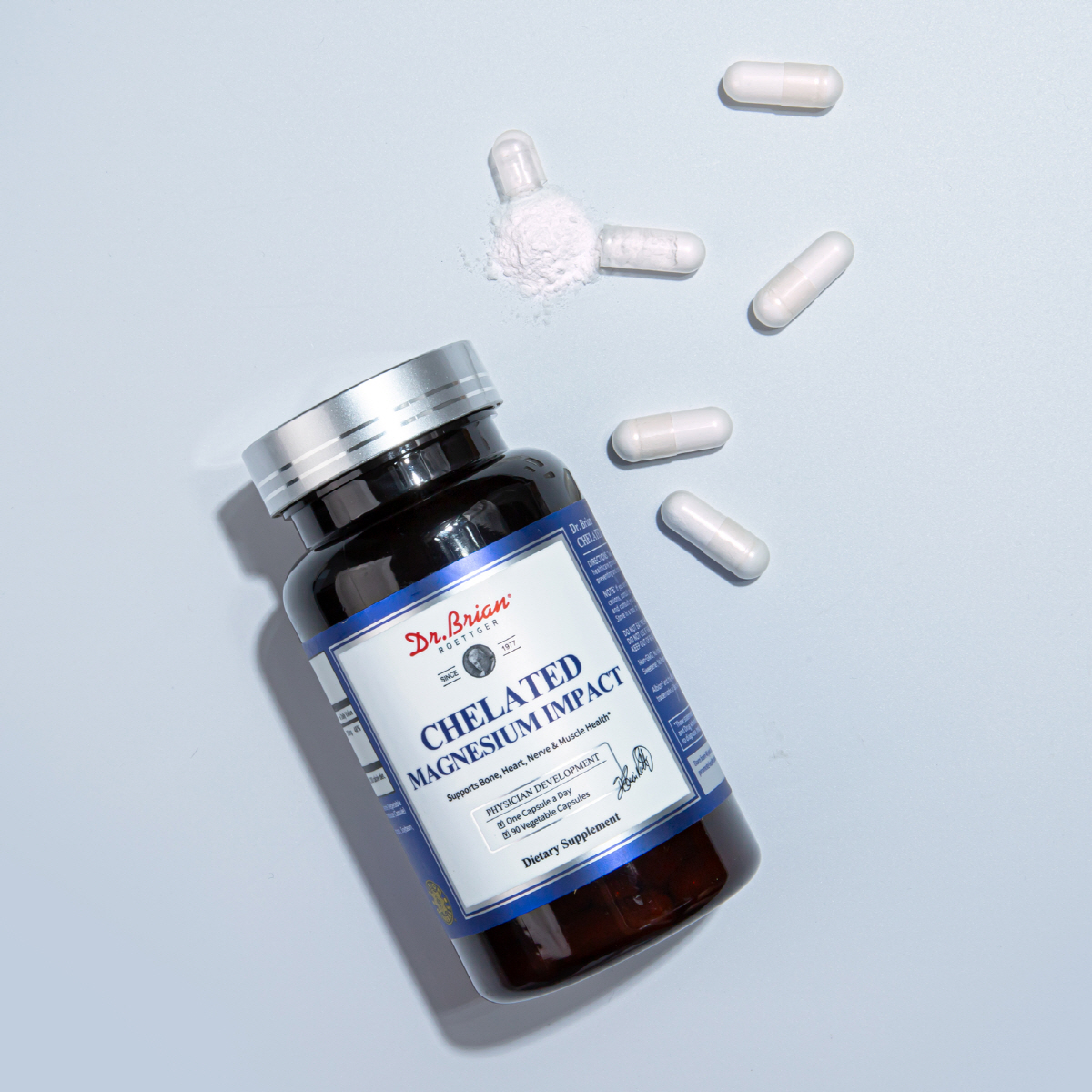 3개월분 닥터브라이언 킬레이트 마그네슘 임팩트 200mg 90캡슐, 1개 - 상품 이미지