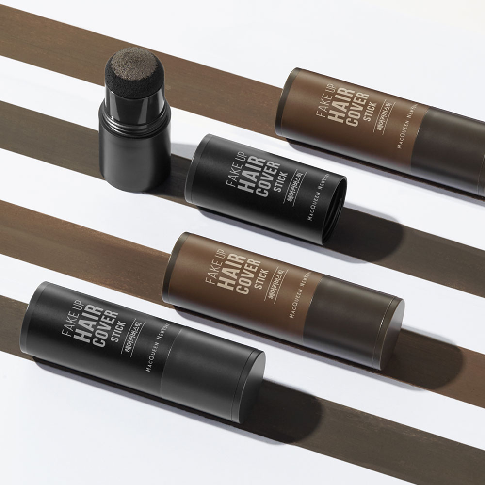 맥퀸뉴욕 페이크업 헤어 커버스틱 2.5g 2종 /흑채 새치커버 쉐딩 헤어쿠션 흰머리