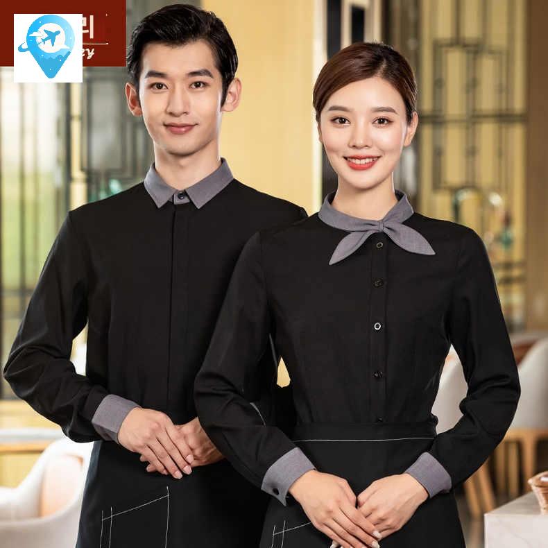 서빙복 작업복 유니폼 웨이터 단체복 카페 레스토랑 호텔 - 상세 이미지 3