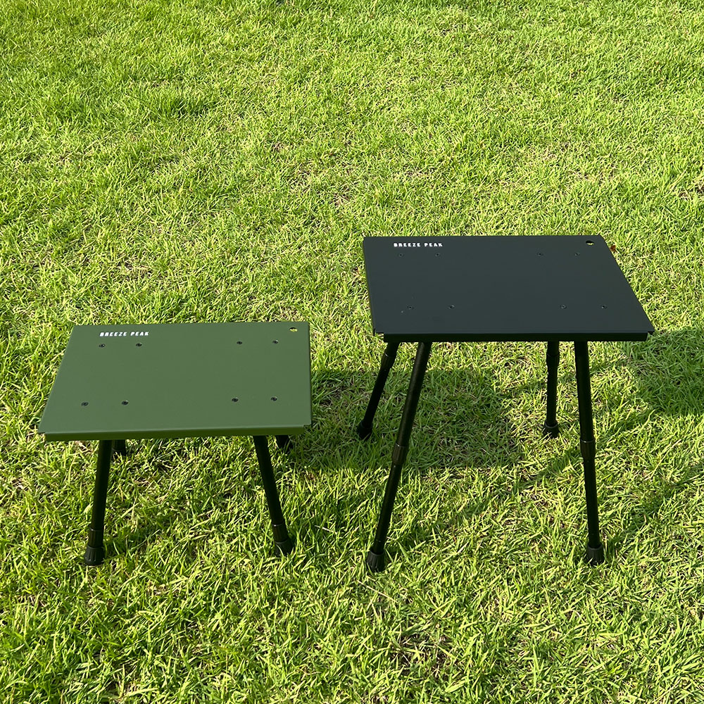캠핑 멀티 테이블 사이드 보조 미니 경량 높이조절 택티컬 전술 그린 M