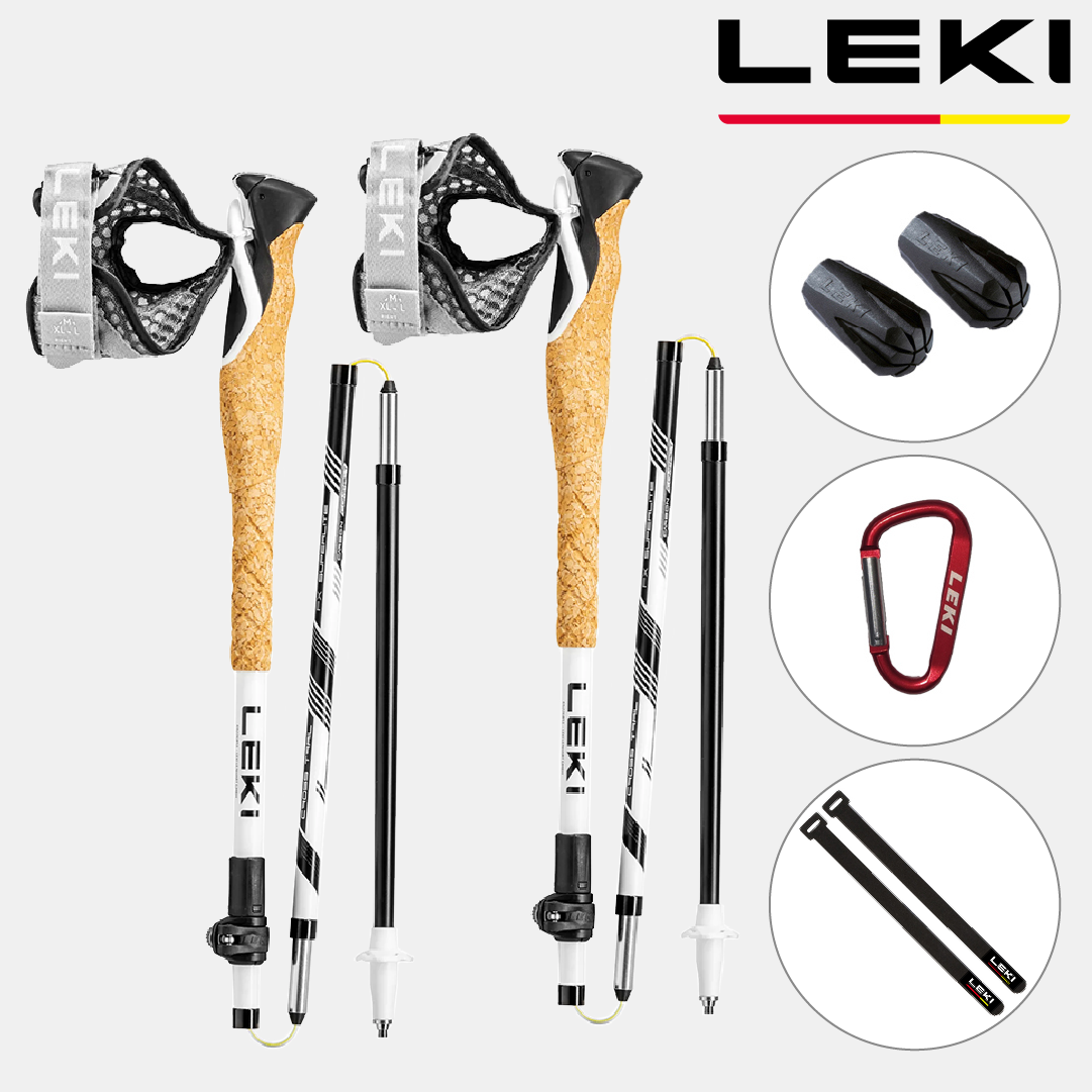 레키 등산스틱 플러스팩 크로스트레일 FX 수퍼라이트 컴팩트 2개 1세트