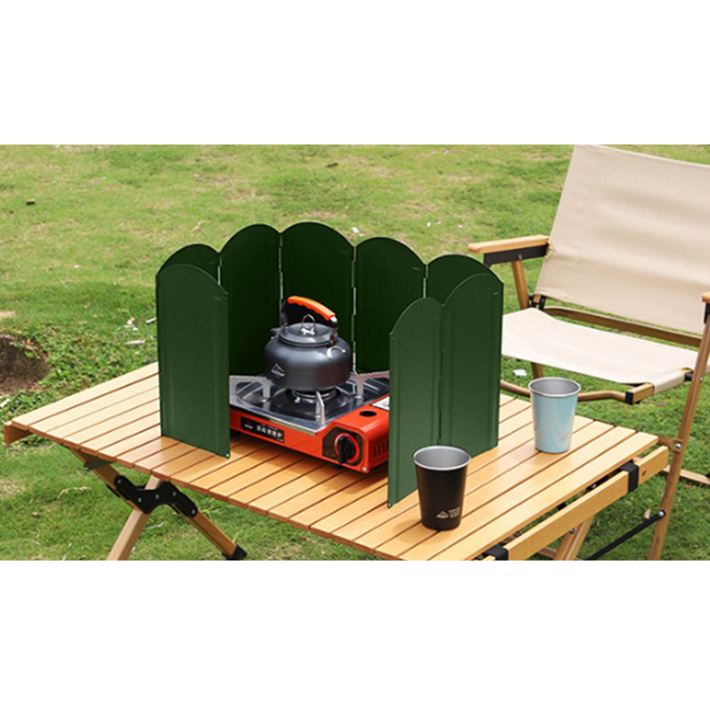 해바라기버너바람막이 가스렌지 캠핑 가스 버너 접이식 가림막
