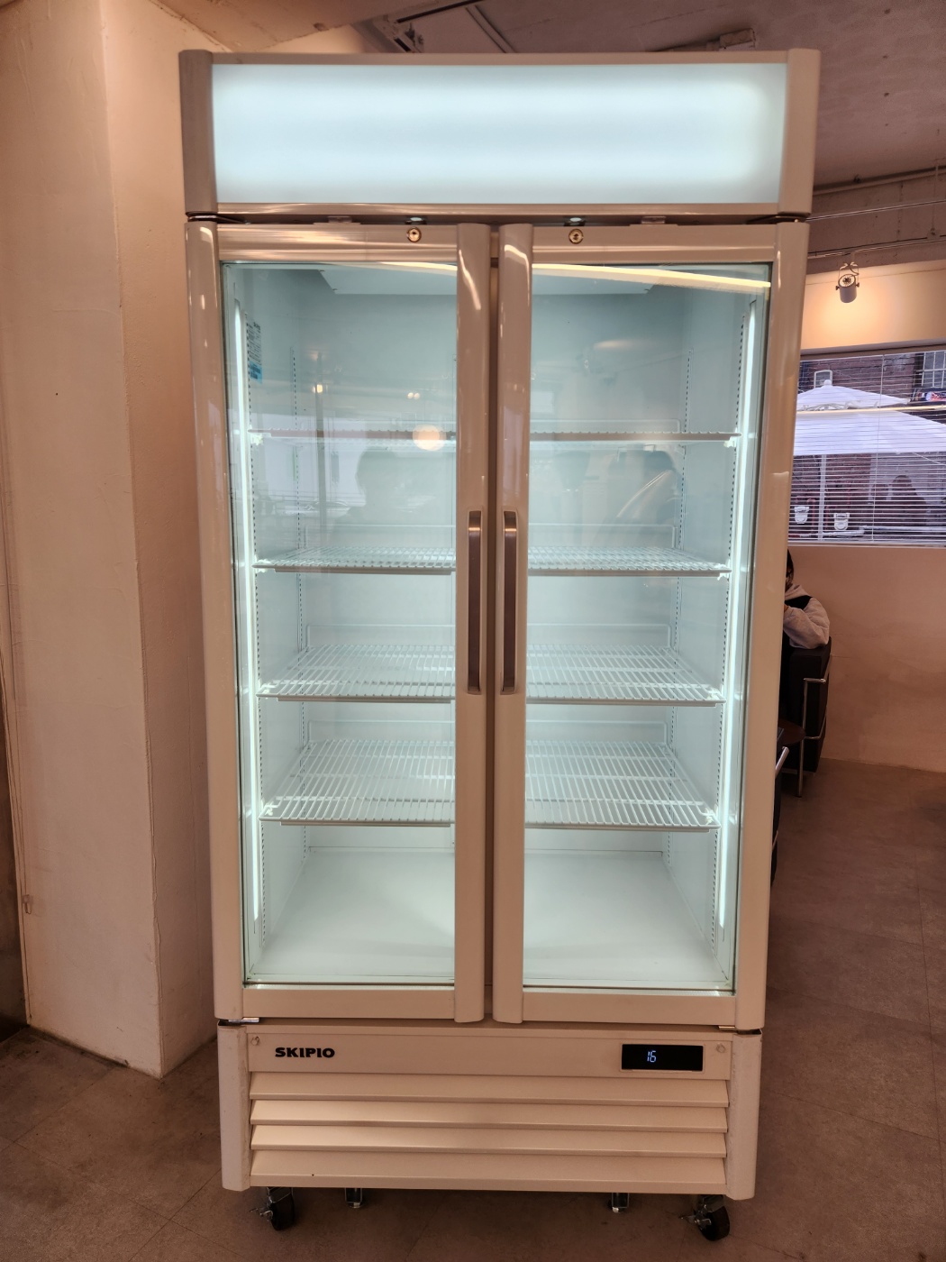 대형 냉장 쇼케이스 식당용 꽃집 주류 냉장고 카페 음료 쇼케이스 - 상품 이미지