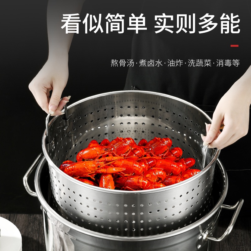 업소용 잔반통 쓰레기통 음식물 짬통 주방 대형 식당 60cm 두꺼운 물통 - 상세 이미지 3