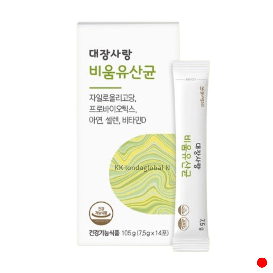 대장사랑 비움 유산균 프로바이오틱스 차전자피 14포 : 이리와코리아