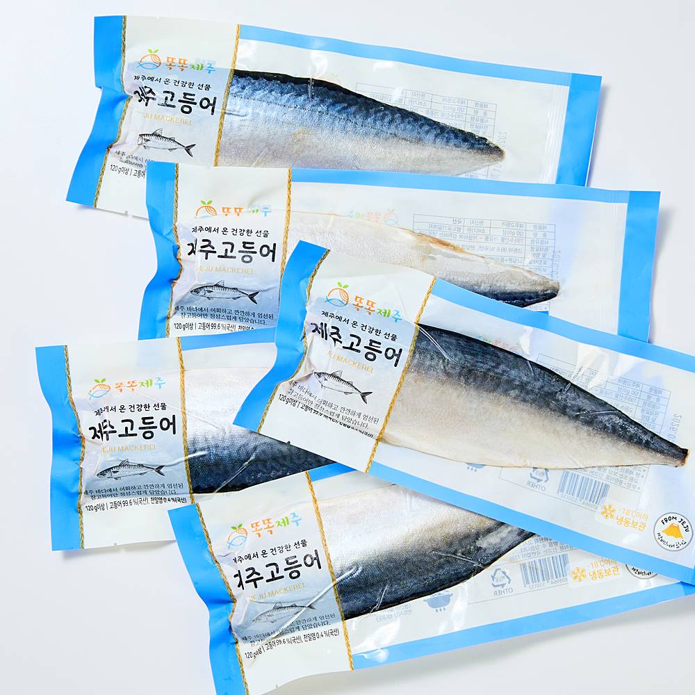 똑똑 제주 국내산 손질 간 고등어 150g, 12개
