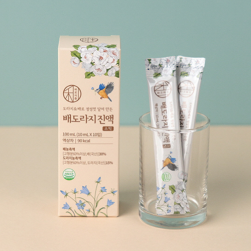바로이즙 무설탕 국산 배도라지스틱 10개입 - 메인 이미지