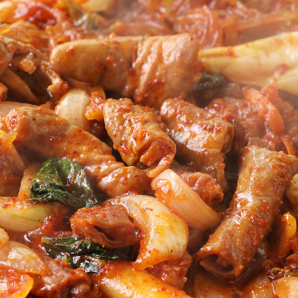 푸딩프렙 야채곱창 600g x 2개 인생 술안주 잡내없는 돼지곱창 밀키트 간편조리세트 - 상세 이미지 2