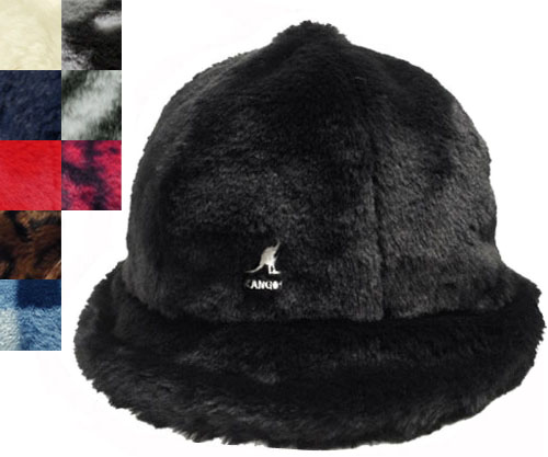 캉골 KANGOL 페이크 에코 퍼 캐주얼 버킷햇 벙거지 모자 9컬러 - 상품 이미지