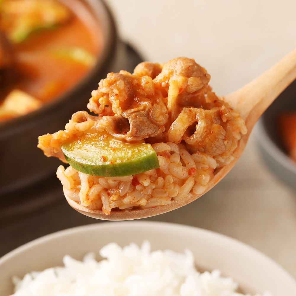 푸딩프렙 고깃집 된장찌개 380g 특제된장소스 밀키트 간편조리세트 - 상세 이미지 4