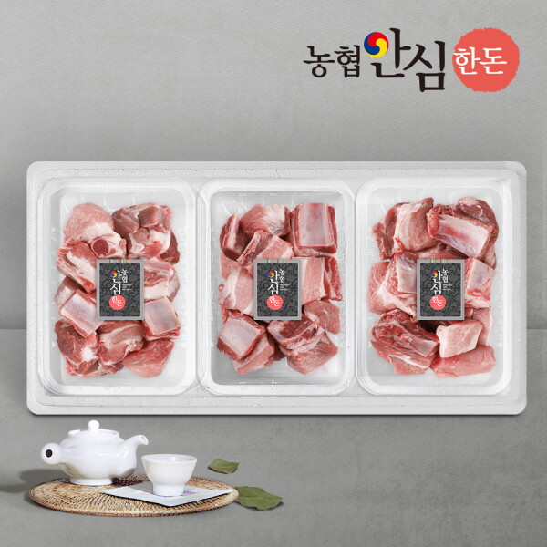 [농협안심한돈] 한돈 찜갈비 선물세트 1.5kg : 롯데아이몰