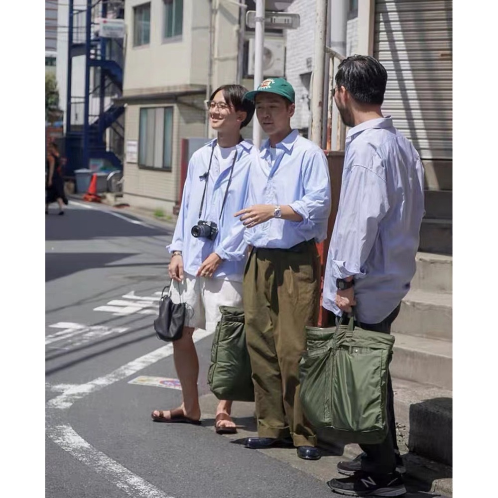 헬멧가방 토트백 백 탱커 밀리터리 파일럿 대형 숄더백 아미그린 - 상세 이미지 2