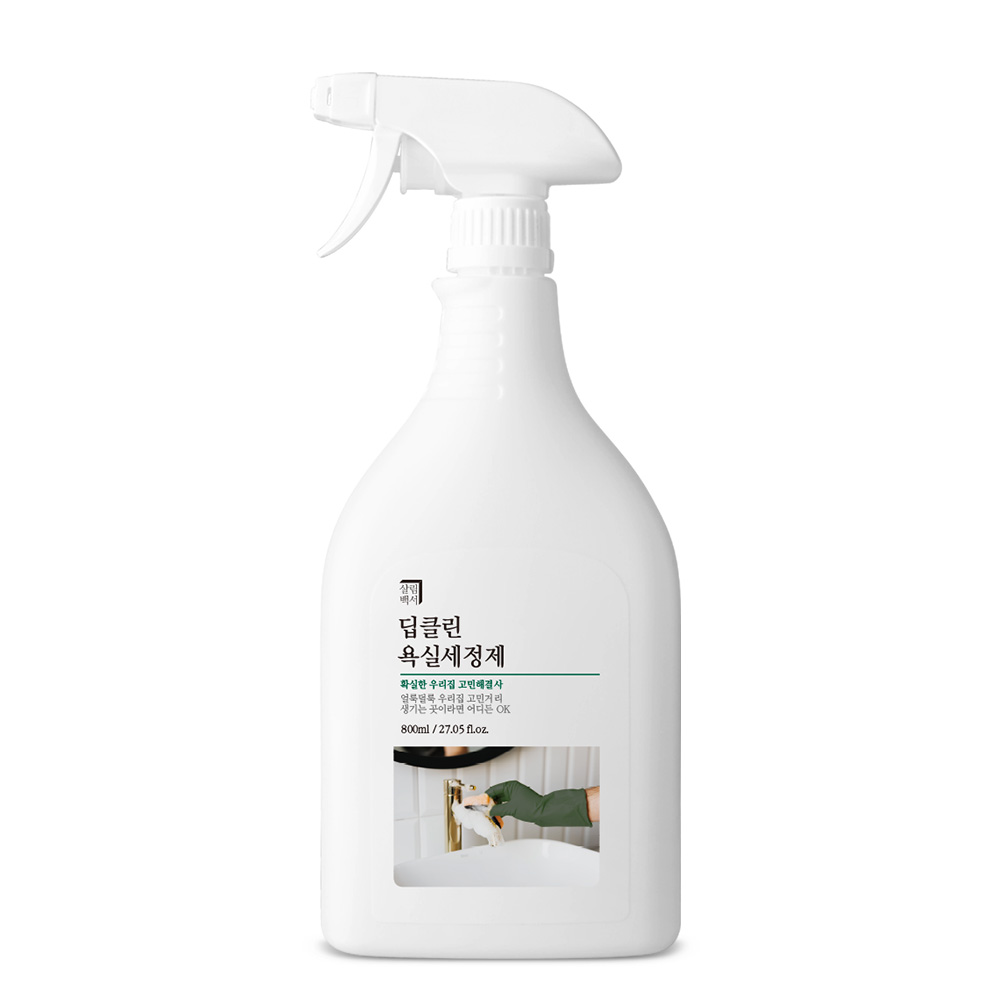 살림백서 딥클린 욕실 세정제 화장실 청소세제 800ml, 1개 제품 이미지