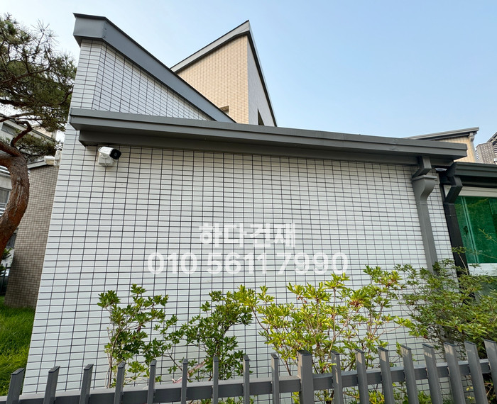 아이콧료와 안센트타일 501 세로결 시공사례 / 하다건재 아이코트료와 ICOTRYOWA 일본타일