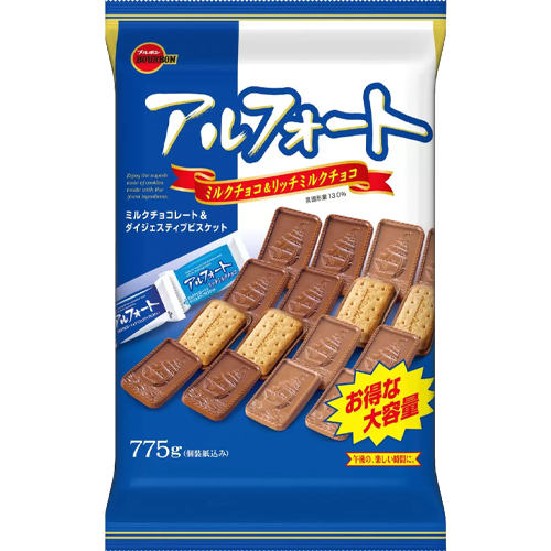 부르봉 알포트 알포토 초콜릿 775g 패밀리사이즈 봉지 패키징 / 일본 코스트코 대용량 - 메인 이미지