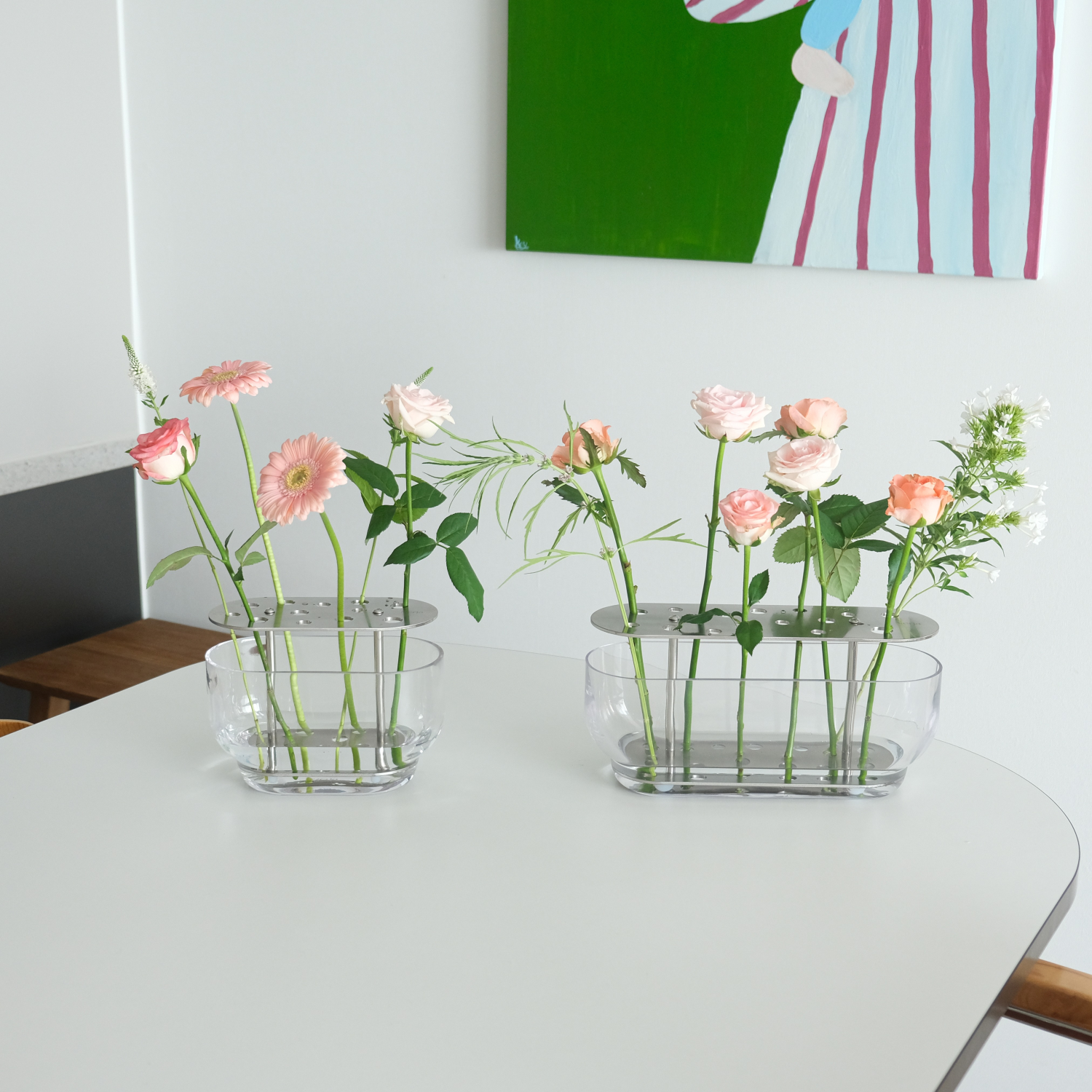 네르하 이케바나화병 유리 화병 꽃병 무광에디션